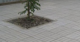 Качественная тротуарная плитка серого цвета в Тайшете в октябре