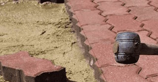 Укладка плитки на песок в Тайшете в октябре