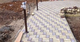 Укладка тротуарной плитки под ключ в Тайшете в октябре